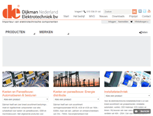 Tablet Screenshot of dijkman.com